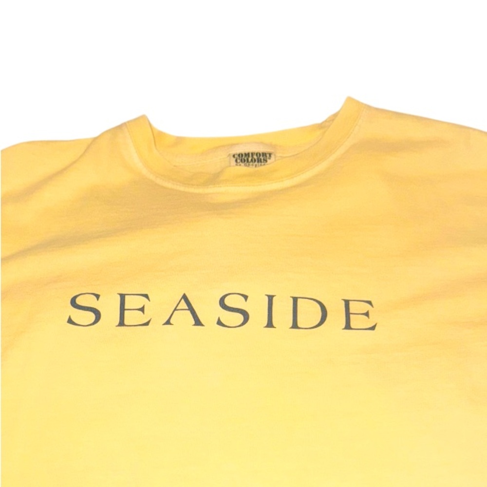 SEASIDE FLORIDA 30A LOGO destination yellow T-Shirt women’s size medium